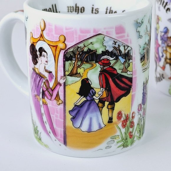 Snow White Paul Cardew England, 2012 Coffee Hot Drink Mug, Set of 3 - Picture 5 of 9